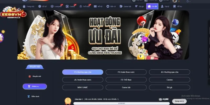 EE88 khuyến mãi Tết Nguyên Đán 2026